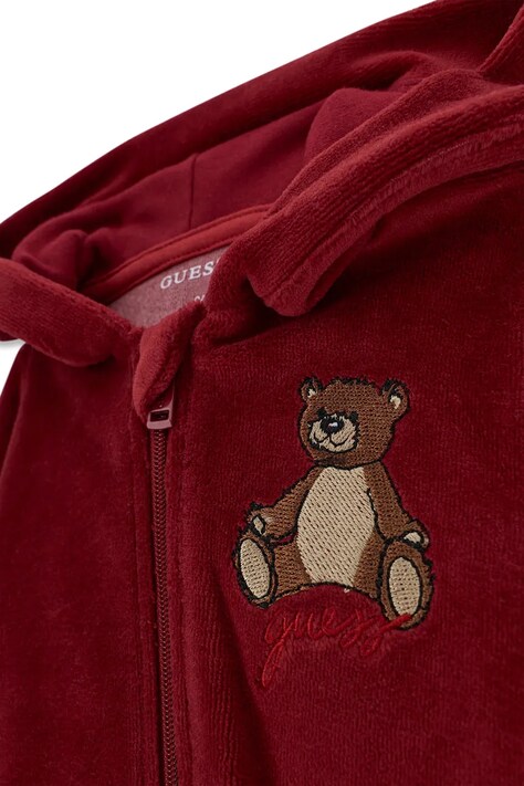 Guess трикотажний комплект для немовлят з бавовною — AW26-DKKZUM, червоний — фото 6