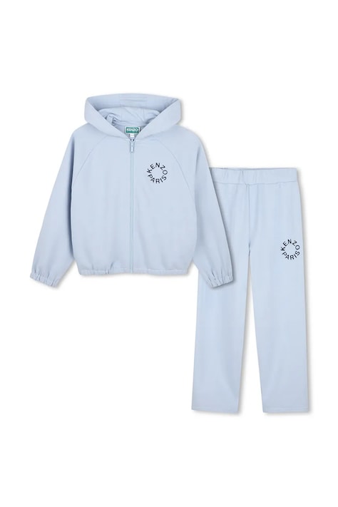Kenzo Kids Спортен комплект анцуг за деца от памук син K62037