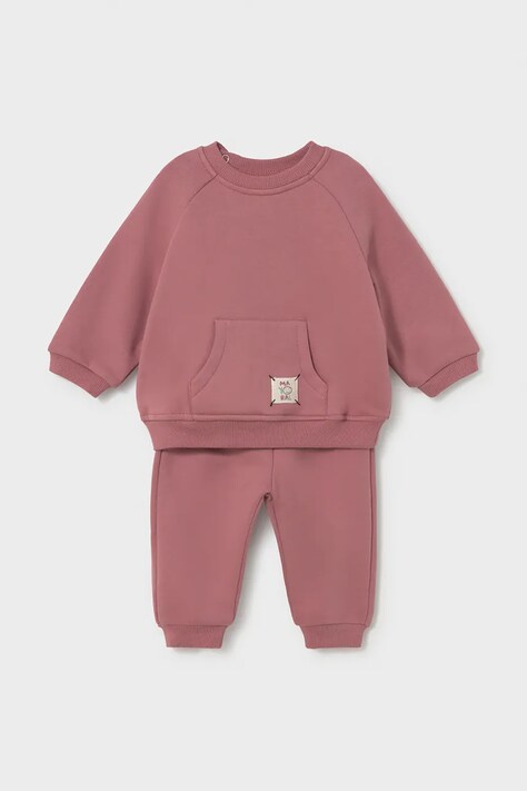 Mayoral Newborn komplet trenirka za bebe od pamuka roza 2607