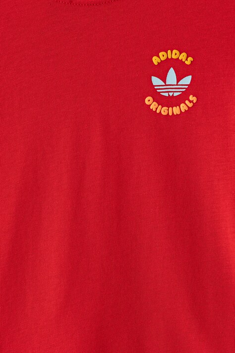 adidas Originals комплект дитячий бавовняний — AW26-DKKZWI, червоний — фото 4