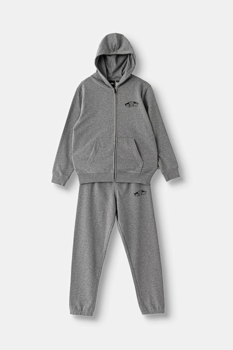 Vans dres dziecięcy z bawełną Double Standard FZ Set szary VN0012TE02F1