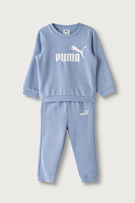 Puma komplet dresowy dziecięcy z bawełną MINICATS ESS Crew Set FL INF niebieski 686280