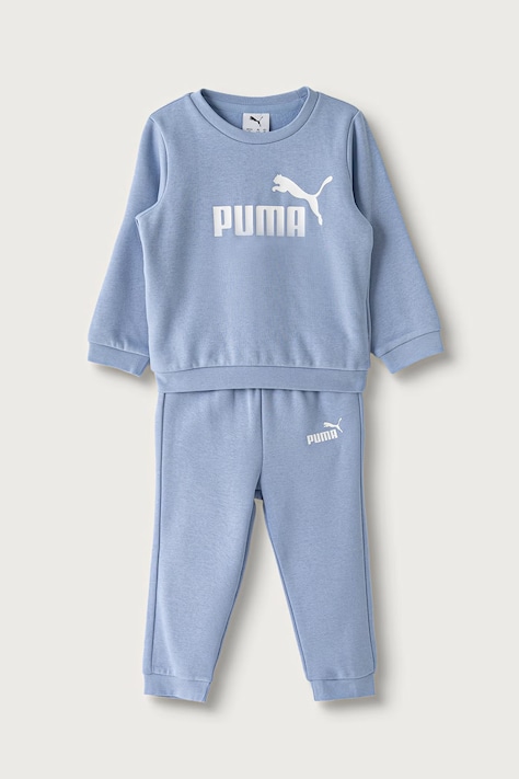 Puma трикотажний комплект дитячий з бавовною MINICATS ESS Crew Set FL INF блакитний 686280