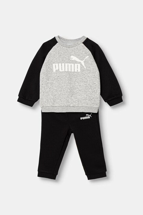 Puma dres dziecięcy z bawełną MINICATS ESS Raglan Crew Se czarny 686281