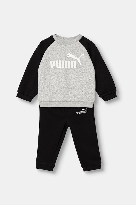 Puma dres dziecięcy z bawełną MINICATS ESS Raglan Crew Se czarny 686281