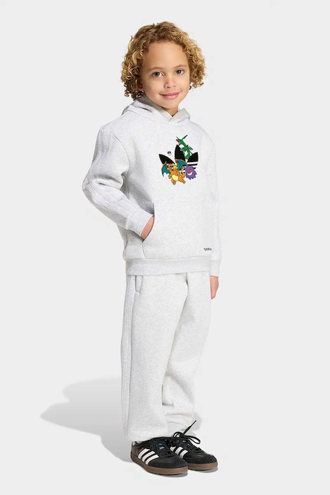 adidas Originals Dres dziecięcy z bawełną POKEMON biały KS7092