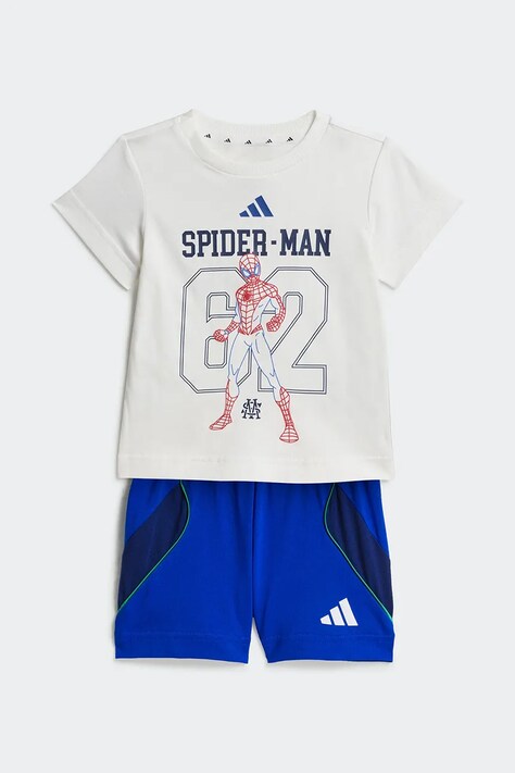 adidas komplet za djecu od pamuka MARVEL SPIDER-MAN bijeli KS3963