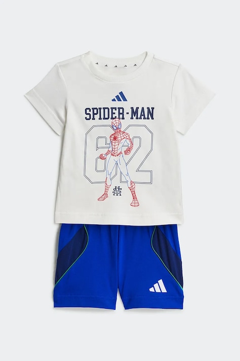 adidas komplet za djecu od pamuka MARVEL SPIDER-MAN bijeli KS3963