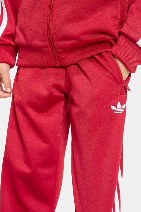 adidas Originals komplet dresowy dziecięcy czerwony HZ6593