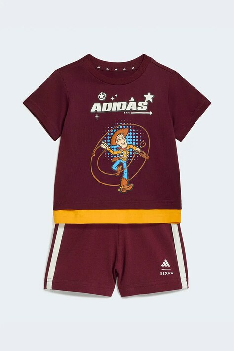 adidas súprava detská bavlnená PIXAR TOY STORY burgundská KG6119