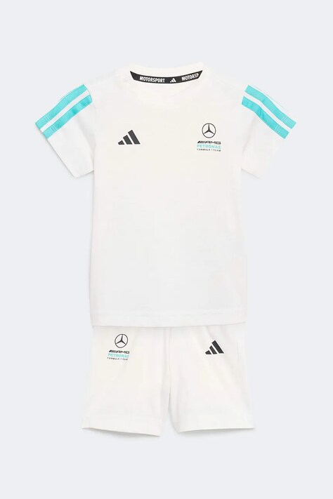 adidas Performance komplet niemowlęcy bawełniany MERCEDES biały KE5932