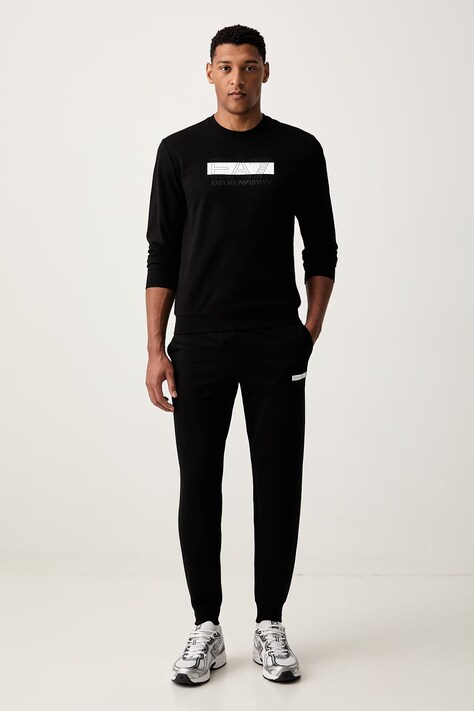 EA7 Emporio Armani dres męski bawełniany czarny AF13512.7M002423