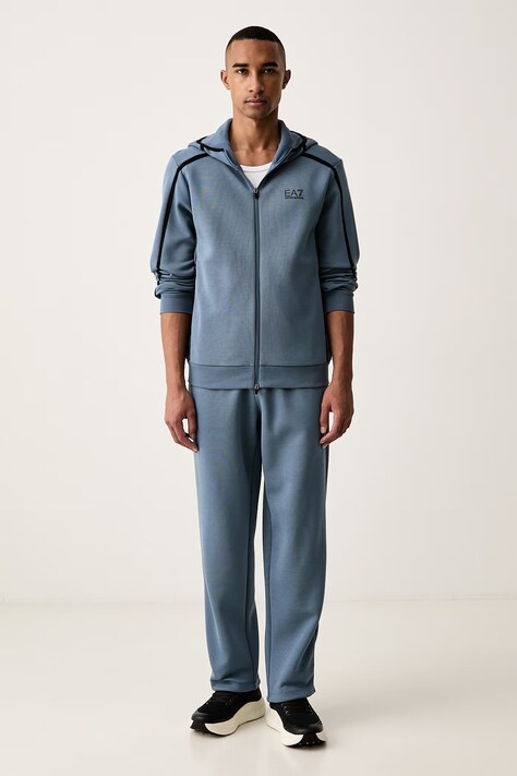 EA7 Emporio Armani Komplet dresowy męski z bawełną niebieski AF20845.7M002520