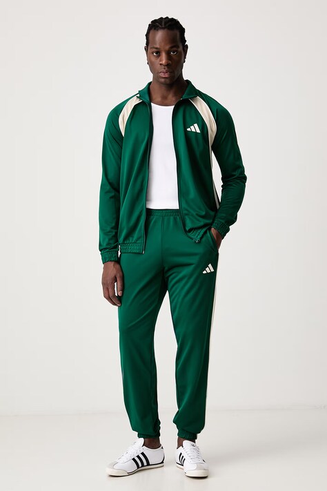 adidas Komplet dresowy męski Colorblock zielony KF4159