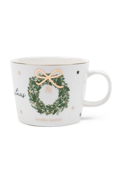 Riviera Maison Kubek świąteczny z porcelany 330 ml 566880