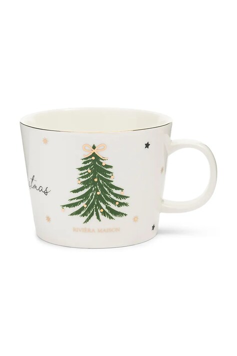 Riviera Maison Kubek świąteczny z porcelany 330 ml 583070