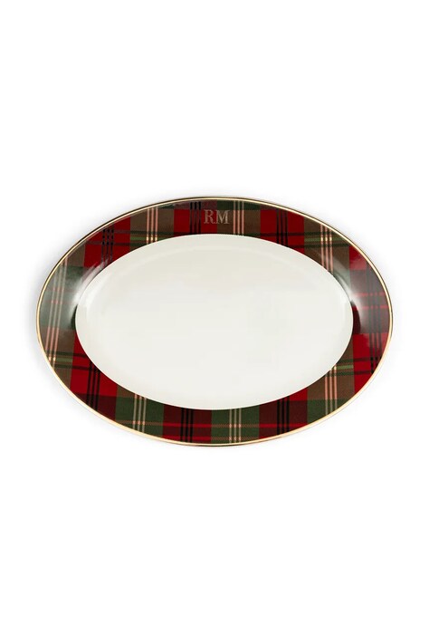 Riviera Maison Półmisek świąteczny z porcelany 35 cm 583120
