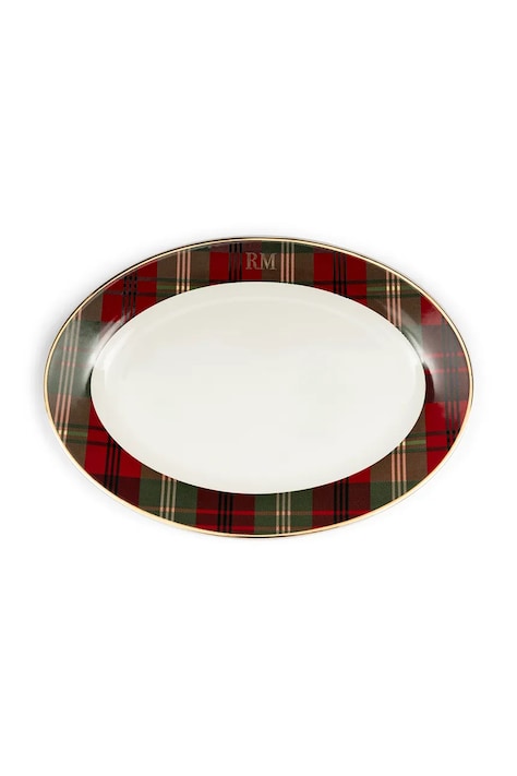 Riviera Maison Półmisek świąteczny z porcelany 35 cm 583120