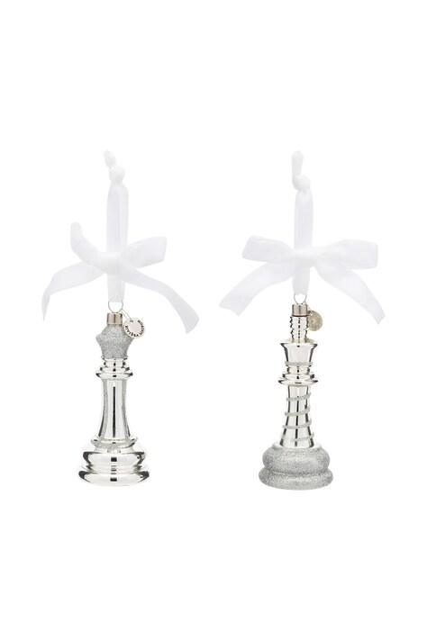 Riviera Maison Üveg unnepi medál szett 2-es csomag 12 cm 584830