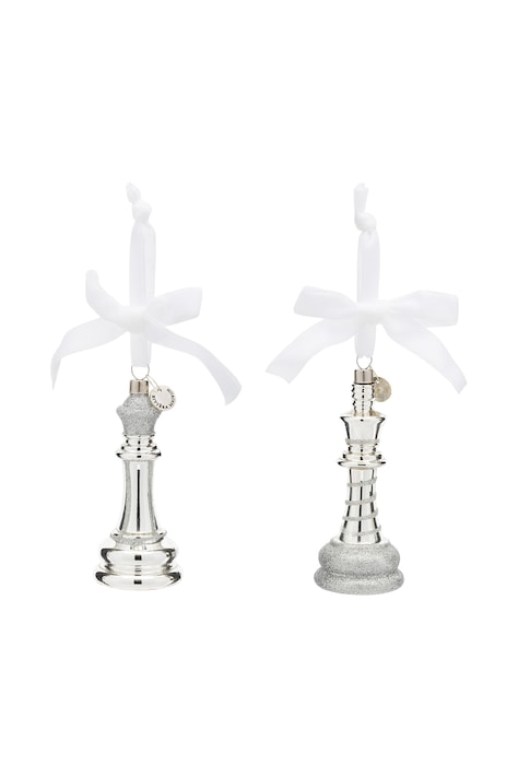Riviera Maison Zestaw zawieszek świątecznych ze szkła 2-pack 12 cm 584830