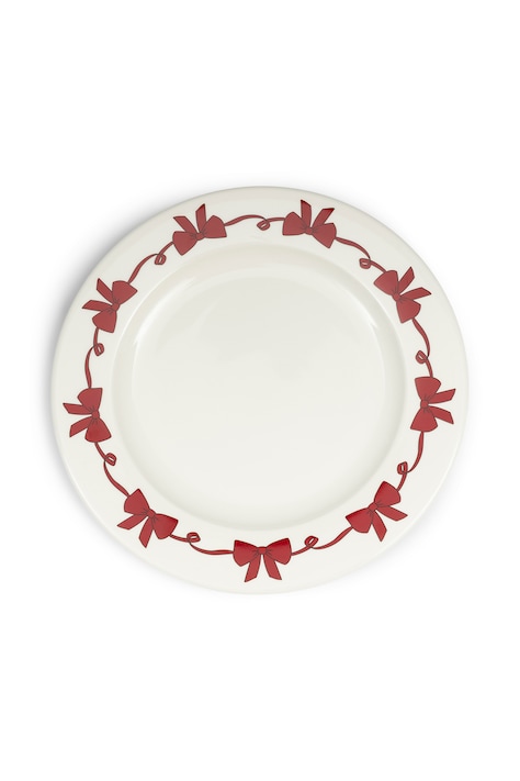 Riviera Maison Talerz świąteczny z porcelany 20 cm 588130
