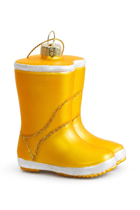 YUP in de BOOM Zawieszka choinkowa ze szkła YUPRAINBOOTS