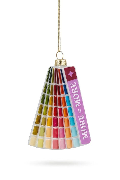 YUP in de BOOM Zawieszka choinkowa ze szkła YUPCOLORS