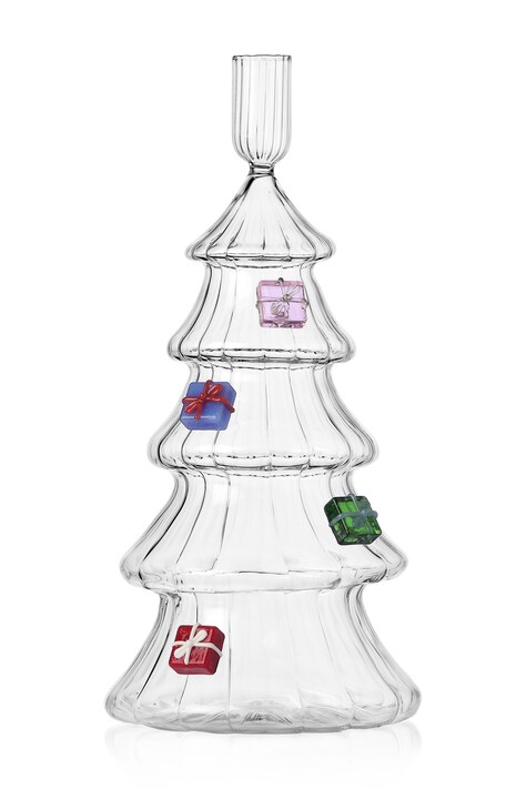 Ichendorf Milano Świecznik świąteczny ze szkła borokrzemianowego Christmas Tales