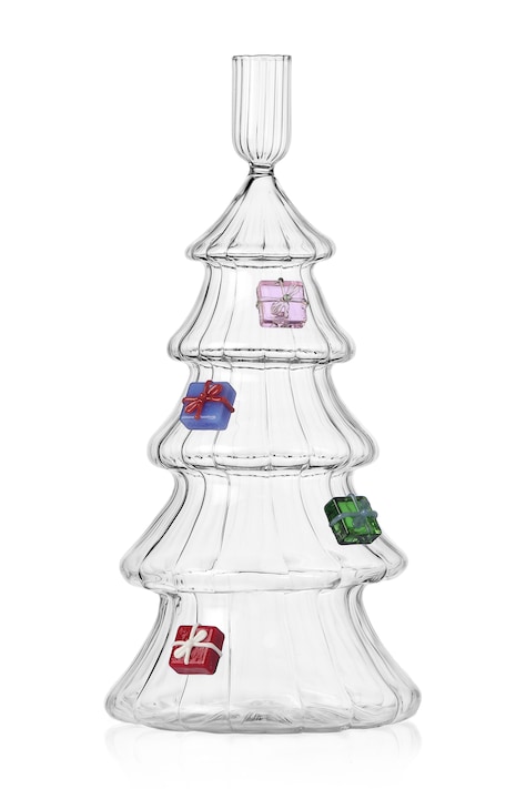 Ichendorf Milano Świecznik świąteczny ze szkła borokrzemianowego Christmas Tales
