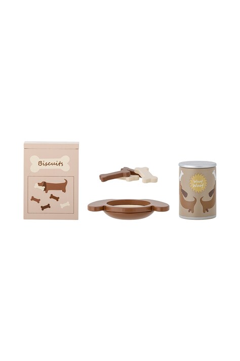 Bloomingville MINI Zabawka drewniana Charlie Play Set, Food beżowa 82054483