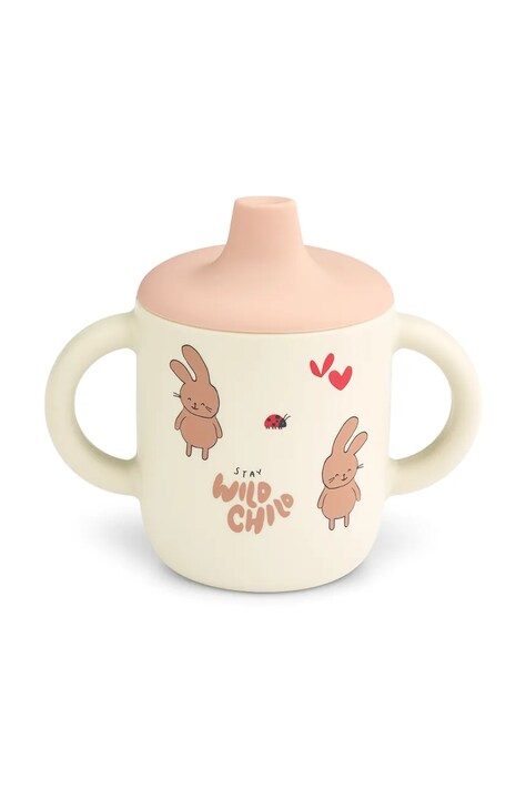 Liewood Kubek dziecięcy Neil Sippy Cup różowy LW13060