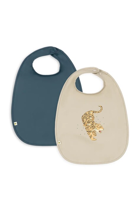 Konges Sløjd Śliniak dziecięcy 2 PACK DINNER BIB granatowy KS105832