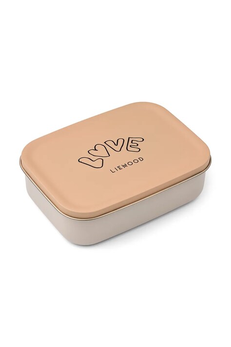 Liewood lunchbox dziecięcy Nina Stainless Steel Lunchbox różowy LW20942