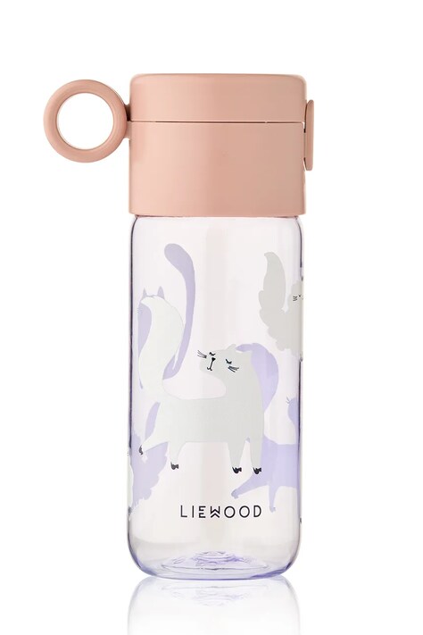 Liewood Бутилка за вода за деца Clemence Tritan Bottle 350 ml виолетова LW20622