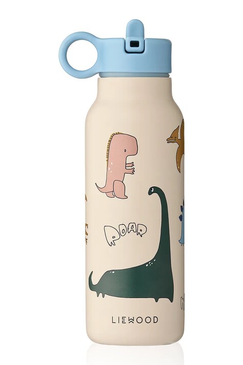 Liewood Butelka na wodę dziecięca Falk Water Bottle 350 ml beżowa LW19617