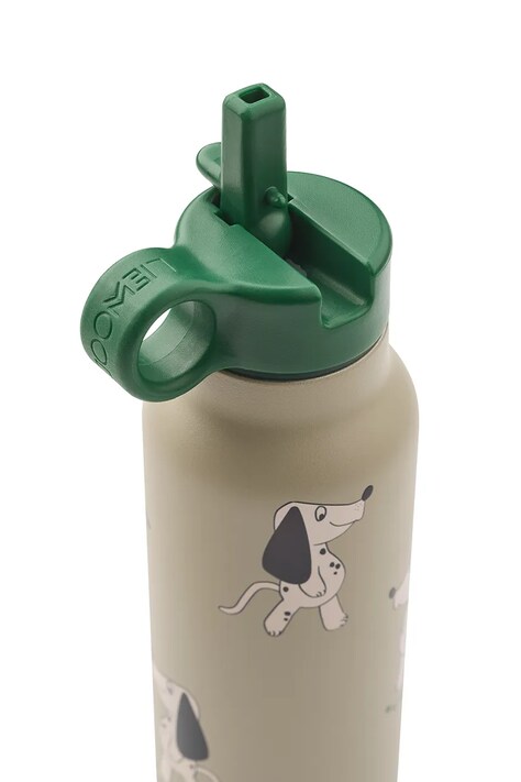 Liewood Butelka na wodę dziecięca Falk Water Bottle 350 ml szara LW19617