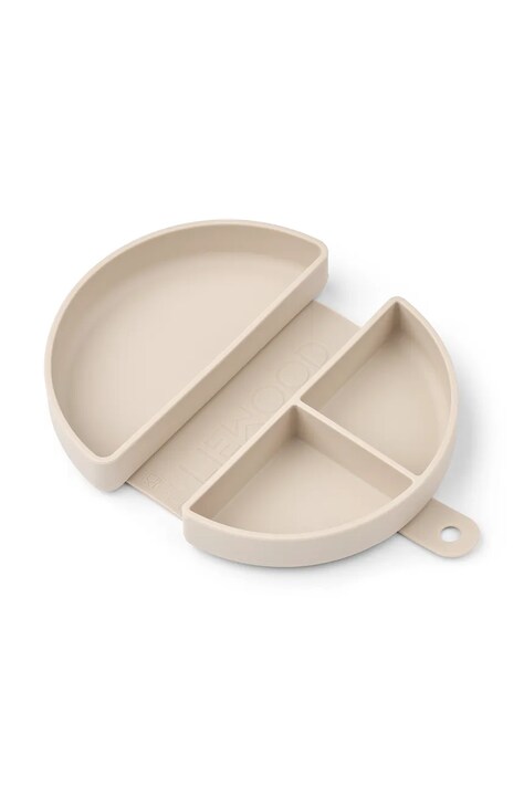 Liewood pudełko dziecięce Eugene Foldable Snack Box beżowe LW19265