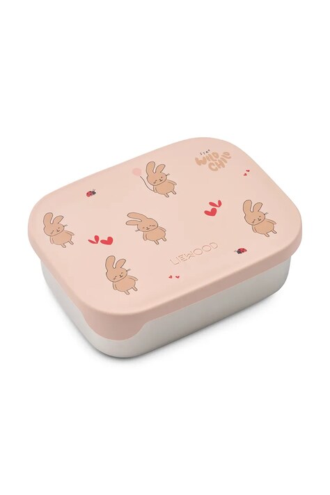 Liewood Lunchbox dziecięcy Arthur Printed Lunchbox różowy LW14982