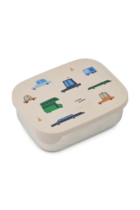 Liewood lunchbox dziecięcy Arthur Printed Lunchbox beżowy LW14982
