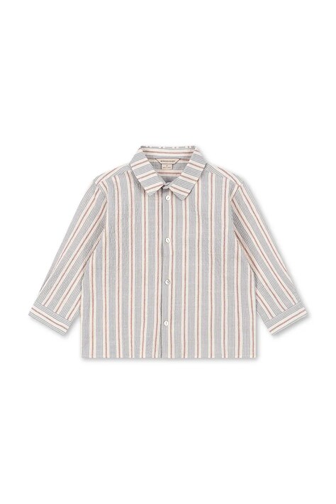 Konges Sløjd Koszula dziecięca bawełniana ELLIOT LS SHIRT GOTS multicolor w paski KS106462