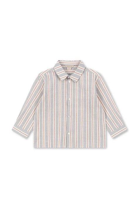 Konges Sløjd Koszula dziecięca bawełniana ELLIOT LS SHIRT GOTS multicolor w paski KS106462
