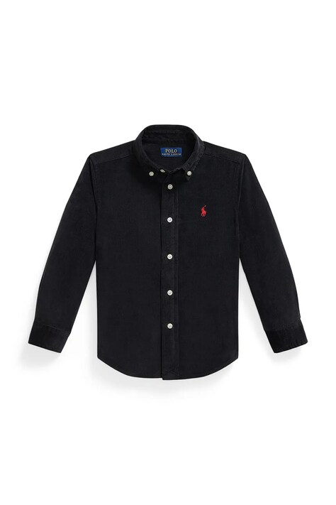 Polo Ralph Lauren Košeľa detská bavlnená čierna 322878888008