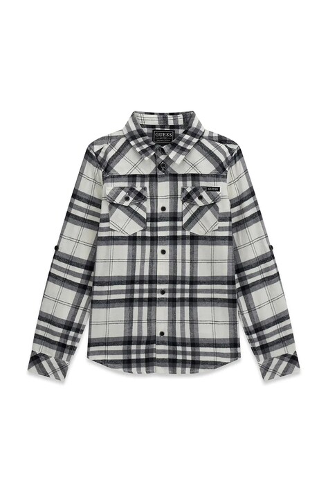 Guess сорочка дитяча бавовняна — AW26-KDBZZH, чорний — фото 2