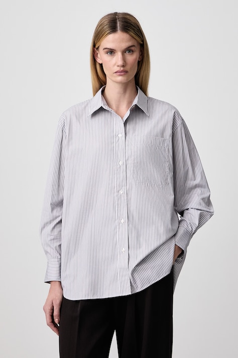 Soeur Camicia da donna in cotone CARLOTTA blu a righe CHE1523CARLOTTA