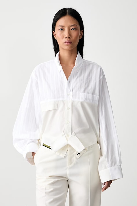 MM6 Maison Margiela koszula damska bawełniana biała S52DT0058-MTN128