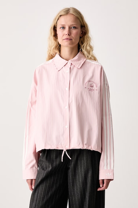 adidas Originals Női ing pamuttal rózsaszín KX6884