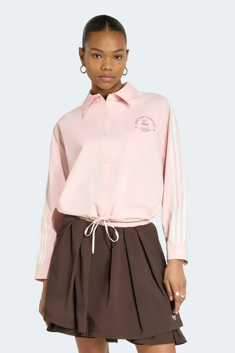 adidas Originals Koszula damska z bawełną różowa KX6884