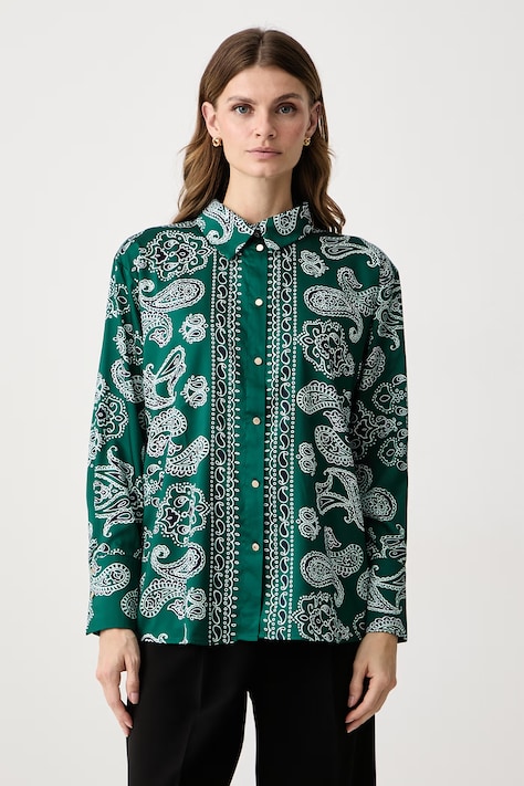 Morgan Koszula damska zielona paisley CRIKI.F