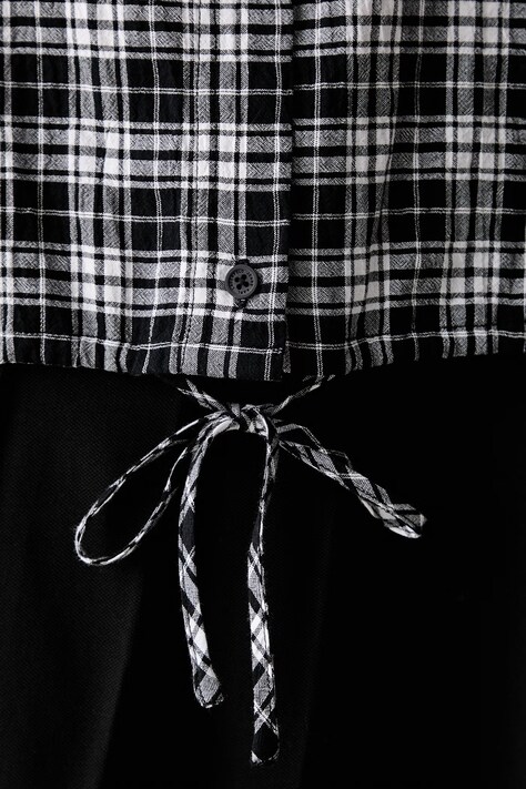Karl Lagerfeld Jeans сорочка жіноча з бавовною — AW26-KDDZTB, чорний — фото 5