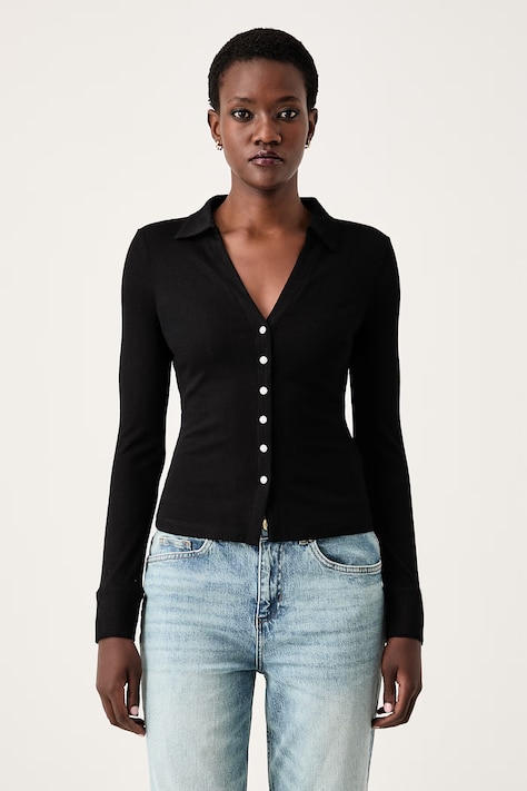 Guess Cardigan pentru femei BRIDGETTE negru W6BP31 K6394
